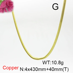 Fashion Copper Necklace  F6N200298vail-L017