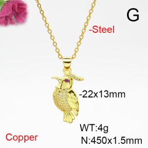 Fashion Copper Necklace  F6N405354aajl-L017
