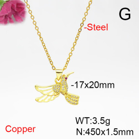Fashion Copper Necklace  F6N405357aajl-L017