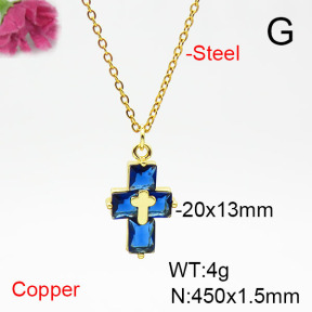 Fashion Copper Necklace  F6N405374avja-L017