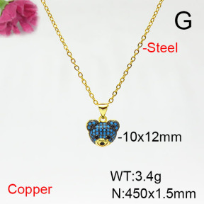 Fashion Copper Necklace  F6N405381baka-L017