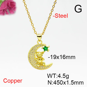 Fashion Copper Necklace  F6N405403baka-L017