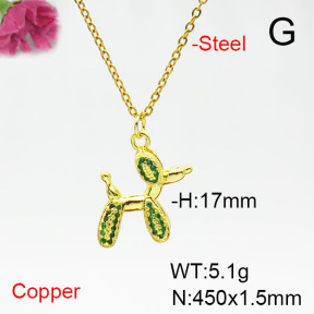 Fashion Copper Necklace  F6N405417baka-L017