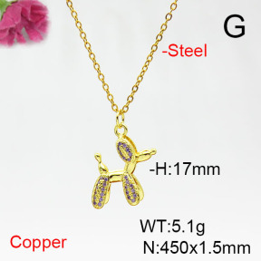 Fashion Copper Necklace  F6N405418baka-L017