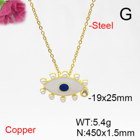Fashion Copper Necklace  F6N405426baka-L017