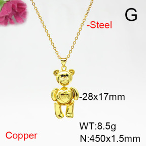 Fashion Copper Necklace  F6N405438baka-L017