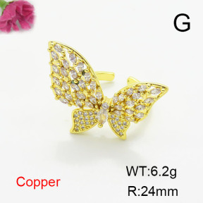 Fashion Copper Ring  F6R401366bbov-L017