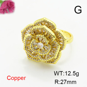 Fashion Copper Ring  F6R401367ahlv-L017