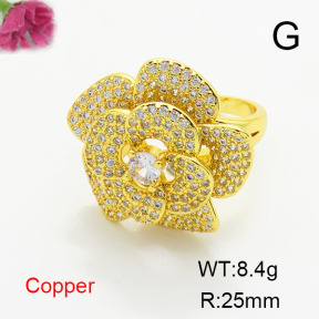 Fashion Copper Ring  F6R401372ahjb-L017