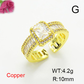 Fashion Copper Ring  F6R401381bbov-L017