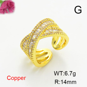 Fashion Copper Ring  F6R401388bbov-L017