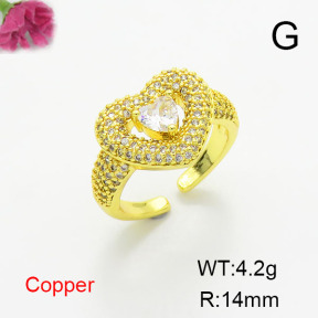Fashion Copper Ring  F6R401390vbmb-L017