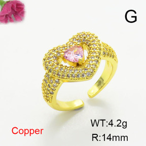 Fashion Copper Ring  F6R401392vbmb-L017