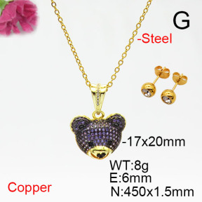 Fashion Copper Sets  F6S005305bhva-L017