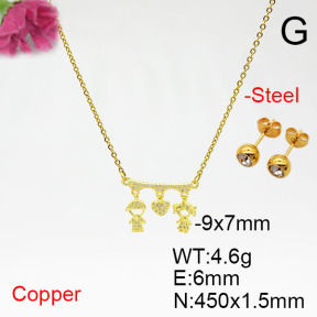 Fashion Copper Sets  F6S005368ablb-L017