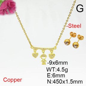 Fashion Copper Sets  F6S005369ablb-L017