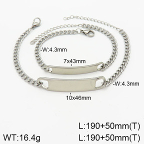 Stainless Steel Bracelet  2B2001785bbov-706