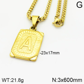 Stainless Steel Necklace  2N2002303vbll-452