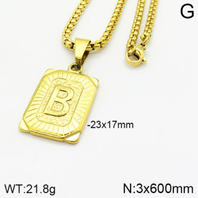 Stainless Steel Necklace  2N2002304vbll-452