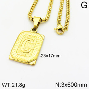 Stainless Steel Necklace  2N2002305vbll-452