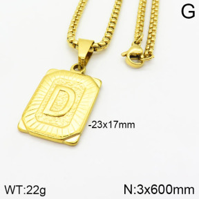 Stainless Steel Necklace  2N2002306vbll-452