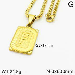 Stainless Steel Necklace  2N2002308vbll-452