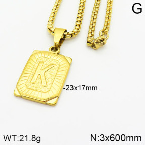 Stainless Steel Necklace  2N2002313vbll-452