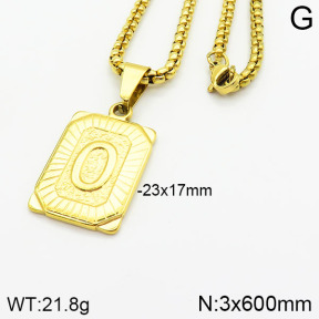 Stainless Steel Necklace  2N2002317vbll-452