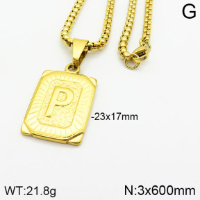 Stainless Steel Necklace  2N2002318vbll-452