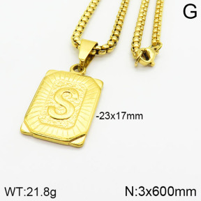 Stainless Steel Necklace  2N2002321vbll-452
