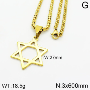 Stainless Steel Necklace  2N2002329vbll-452