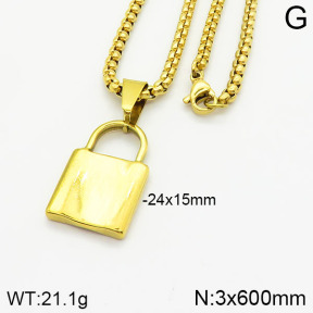 Stainless Steel Necklace  2N2002330vbll-452