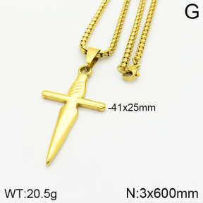 Stainless Steel Necklace  2N2002333vbll-452