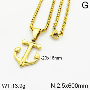 Stainless Steel Necklace  2N2002343vbll-452