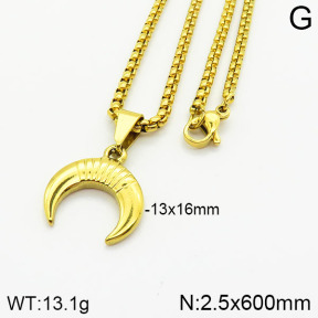 Stainless Steel Necklace  2N2002353ablb-452