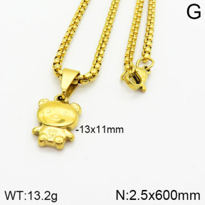 Stainless Steel Necklace  2N2002356vbll-452