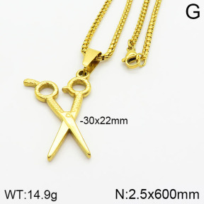 Stainless Steel Necklace  2N2002360vbll-452