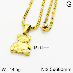 Stainless Steel Necklace  2N2002362vbll-452