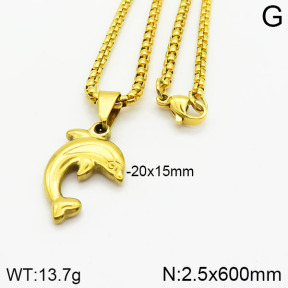 Stainless Steel Necklace  2N2002365ablb-452