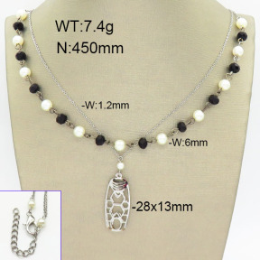 Stainless Steel Necklace  2N3000956ahlv-658