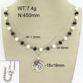 Stainless Steel Necklace  2N3000957ahlv-658