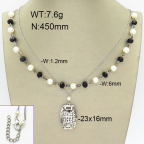 Stainless Steel Necklace  2N3000958ahlv-658