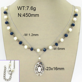 Stainless Steel Necklace  2N3000959ahlv-658