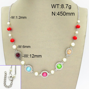 Stainless Steel Necklace  2N3000965vhov-658