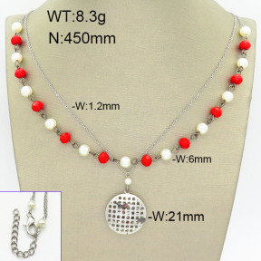 Stainless Steel Necklace  2N3000969ahlv-658