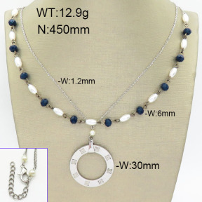 Stainless Steel Necklace  2N3000975ahlv-658