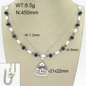 Stainless Steel Necklace  2N3000977ahlv-658