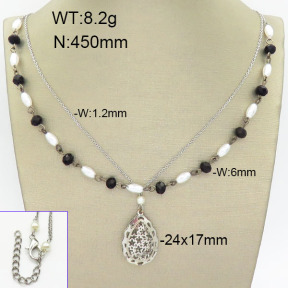 Stainless Steel Necklace  2N3000980ahlv-658