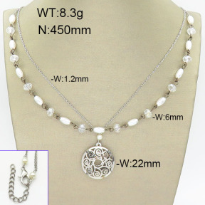 Stainless Steel Necklace  2N3000984ahlv-658