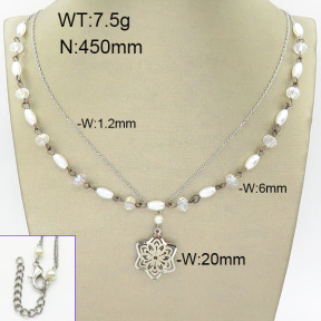 Stainless Steel Necklace  2N3000986ahlv-658